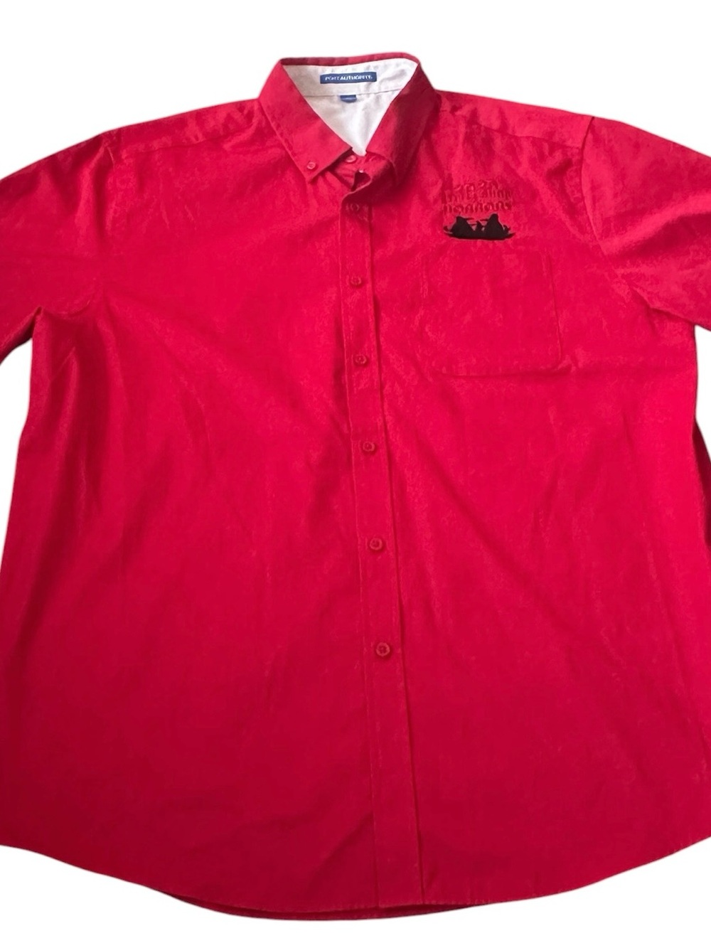 Little Shop of Horrors Button Up Shirt Embroidered Red Feed Me Theatre Promo XL